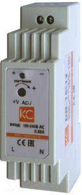 Блок питания на DIN-рейку КС DR-15W-12V / dr-15-12 - фото