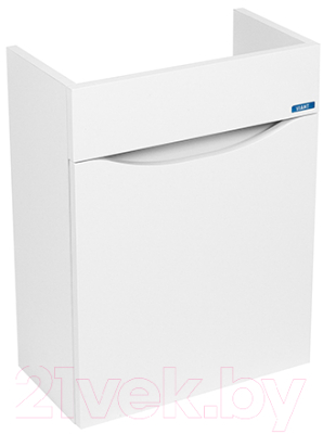 Тумба с умывальником Viant Рим Como 40 / VRIM40CO-T1STP + S-UM-COM40/1-w - фото