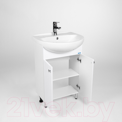 Тумба с умывальником Viant Париж Антик 55 / VPAR55AN-T2ST + 1WH110186