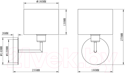 Бра Moderli Room / V2730-1W