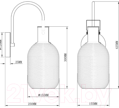 Бра Moderli Alina / V2800-1W