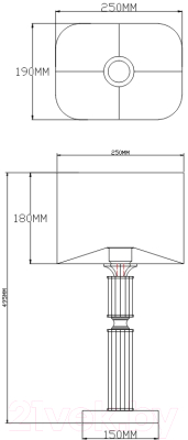 Прикроватная лампа Moderli Katar / V2621-1T