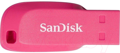 Usb flash накопитель SanDisk Cruzer Blade Pink 64GB (SDCZ50C-064G-B35PE) - фото