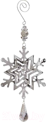 Елочная игрушка Волшебная страна Новогодняя снежинка / 100959 - фото