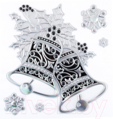 Набор наклеек на окно Волшебная страна Колокольчики / 007831 - фото