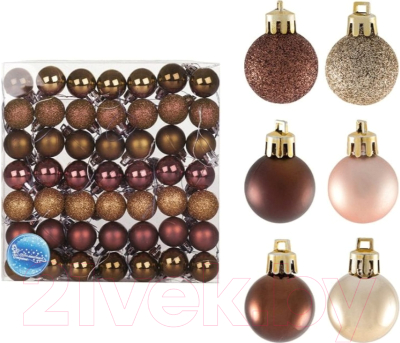 Набор шаров новогодних Волшебная страна Торжество / 007481 - фото