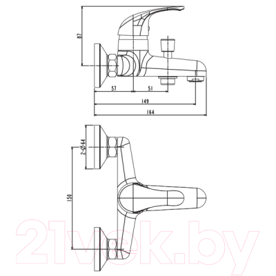 Смеситель Esko Riga RG 54