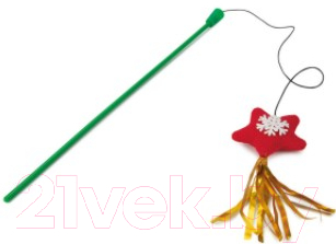 Игрушка для кошек Beeztees Дразнилка с рождественской звездой / 2500342