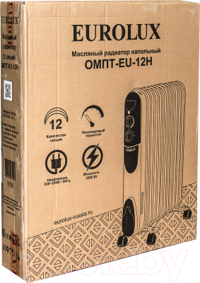 Масляный радиатор EUROLUX ОМПТ-EU-12Н