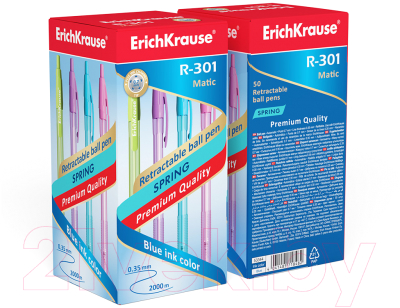 Ручка шариковая Erich Krause R-301 Spring Matic / 53344