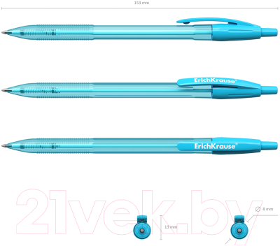 Ручка шариковая Erich Krause R-301 Spring Matic / 53344