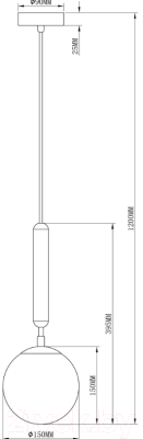 Потолочный светильник Moderli Host / V2850-1P