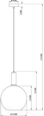 Потолочный светильник Moderli Martin / V2891-1P