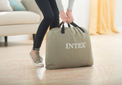 Надувная кровать Intex Twin Deluxe Pillow Rest 64132ND