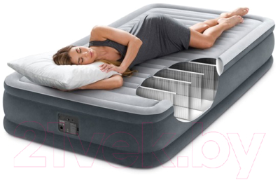 Надувная кровать Intex Twin Dura-Beam Comfort-Plush 67766NP