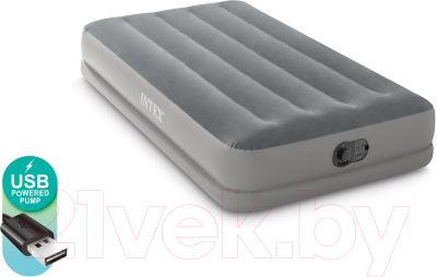 Надувная кровать Intex Twin Dura-Beam Prestige Airbed W 64112 (191x99x30, насос)