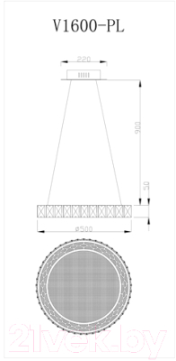 Потолочный светильник Moderli Ice / V1600-PL