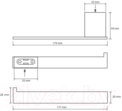Держатель для туалетной бумаги Bemeta 135012022L