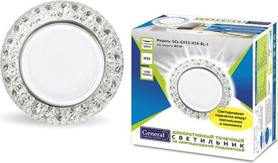 Точечный светильник General Lighting GCL-GX53-H38-BL-1 / 661147