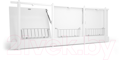 Экран для ванны МетаКам С откидными дверцами 169