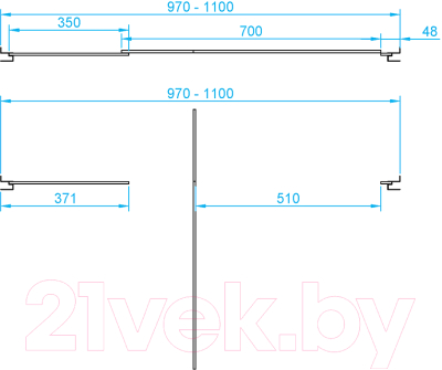 Душевая дверь RGW PA-02 / 41080200-11