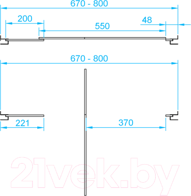 Душевая дверь RGW PA-02 / 41080207-51