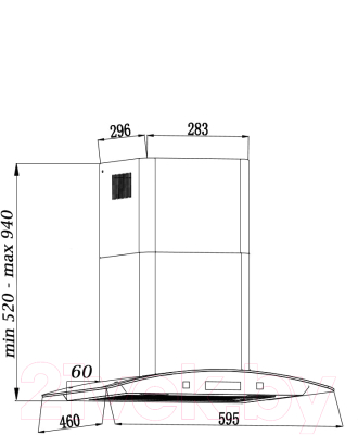 Вытяжка купольная Grand Blagnac GC 60