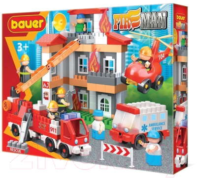 Конструктор Bauer Fireman Тушение пожара / 743 - фото