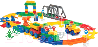 Конструктор Bauer Железная дорога / 707 - фото