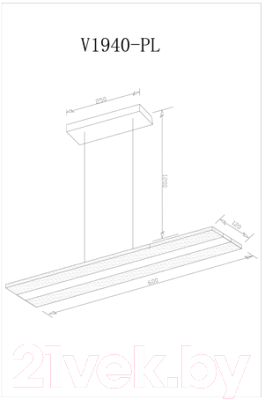 Люстра Moderli Holo / V1940-PL