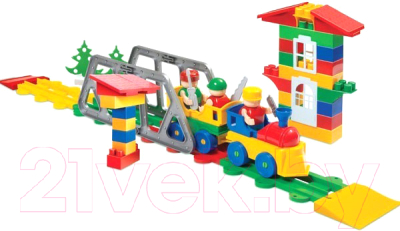 Конструктор Bauer Железная дорога / 705 - фото