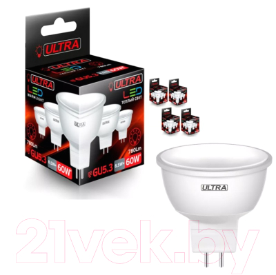 Лампа Ultra LED-MR16-8.5W-3000K