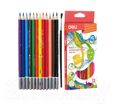 Набор акварельных карандашей Deli C00700
