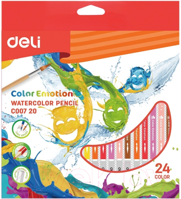 Набор акварельных карандашей Deli C00720 - фото