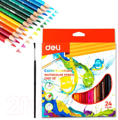 Набор акварельных карандашей Deli C00720