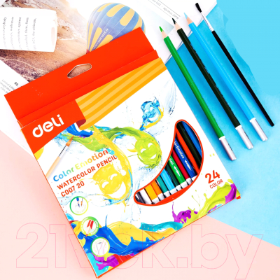 Набор акварельных карандашей Deli C00720