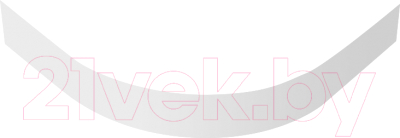 Экран для душевого поддона Cezares TRAY-AS-R-100-100-SCR - фото