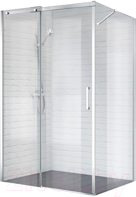 Душевой уголок BelBagno ACQUA-AH-1-130/90-C-Cr - фото