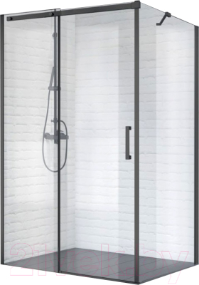 Душевой уголок BelBagno ACQUA-AH-1-150/90-C-NERO - фото