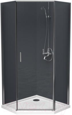 Душевой уголок BelBagno UNO-195-P-1-90-C-Cr - фото