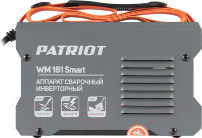 Инвертор сварочный PATRIOT WM 181 Smart MMA