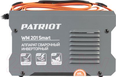 Инвертор сварочный PATRIOT WM 201 Smart MMA