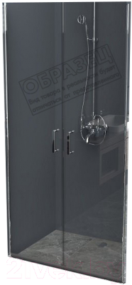 Душевая дверь BelBagno UNO-B-2-80-P-Cr - фото