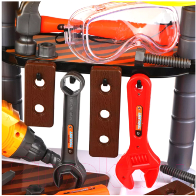 Верстак-стол игрушечный Наша игрушка Юный механик / 36778-115