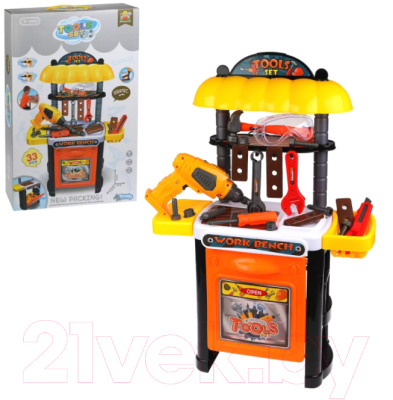 Верстак-стол игрушечный Наша игрушка Юный механик / 36778-115