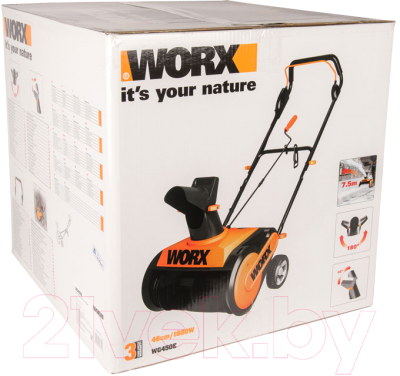 Снегоуборщик электрический Worx WG450E