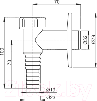 Сифон Alcadrain APS2-BL-01
