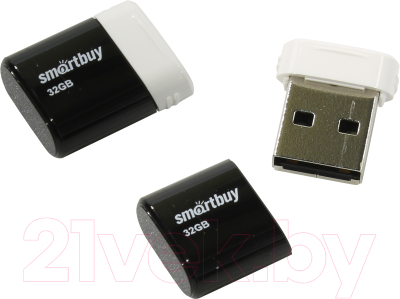 USB flash накопитель SmartBuy Lara Black 32Gb (SB32GBLARA-K)