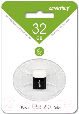 USB flash накопитель SmartBuy Lara Black 32Gb (SB32GBLARA-K)