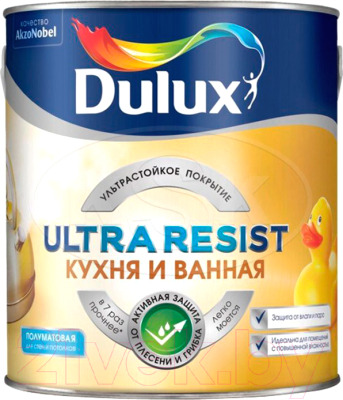 Краска Dulux Ultra Resist для кухни и ванной - фото
